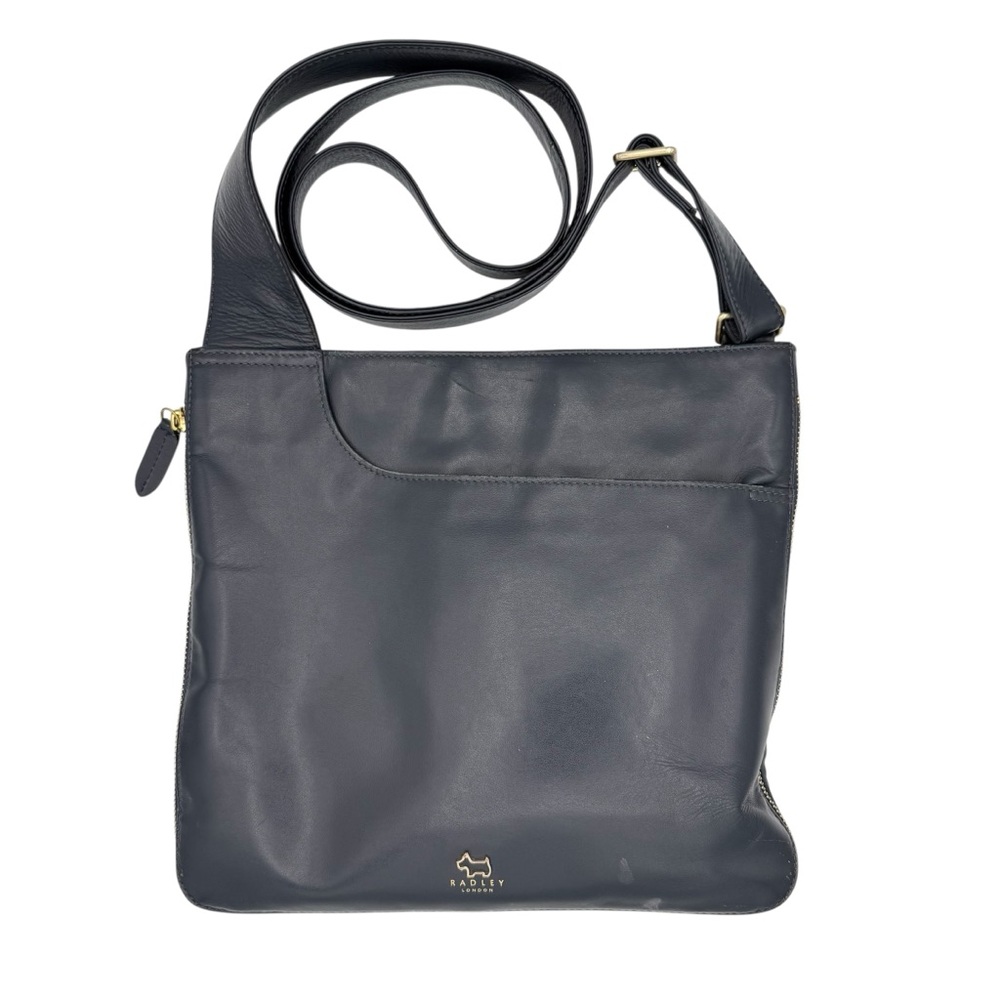 Radley London Leather Crossbody Bag Blue